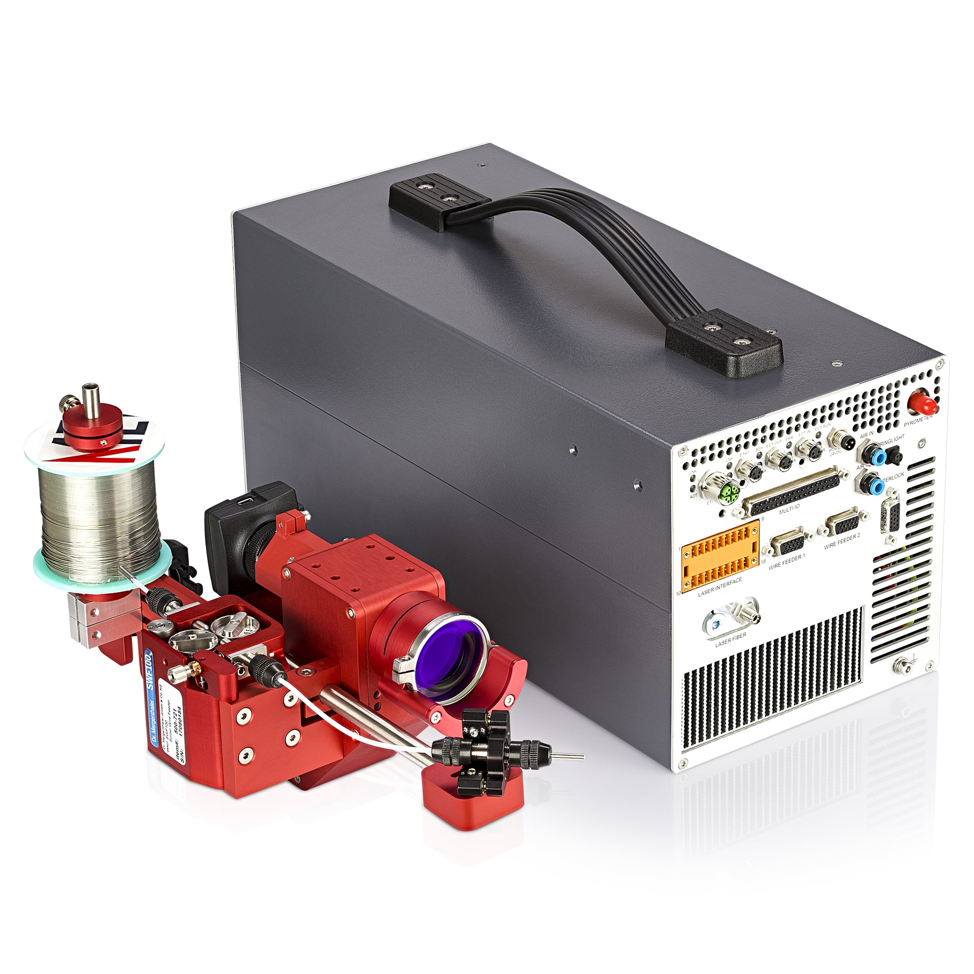 LCL - Fiber coupled diode laser with integrated infrared pyrometer