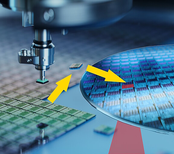 Chip Stacking with Mergenthaler process control